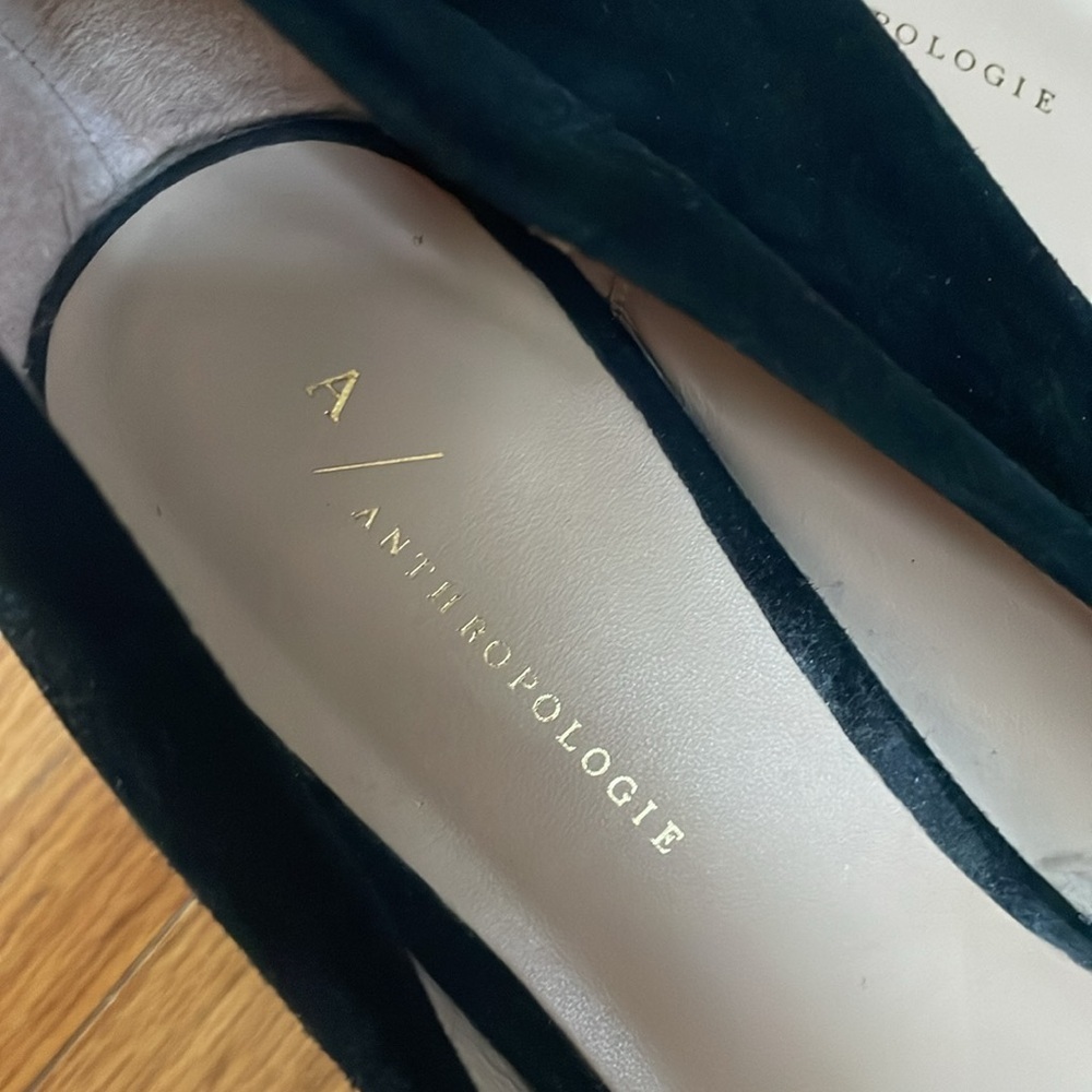 Anthropologie Women’s Size‎ 11.5 M  Bow-Tied Block Heels - Picture 5 of 9